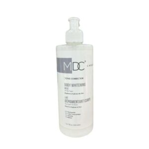 MDC TONE CORRECTOR Lait Dépigmentant Corps 500 ml, soin unifiant pour corriger les taches pigmentaires et éclaircir le teint du corps, disponible en parapharmacie à Kénitra et sur notre parapharmacie en ligne