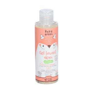 MKL Baby Green Gel Lavant Doux 100 ml, nettoyant délicat pour la peau sensible des bébés, disponible en parapharmacie à Kénitra et sur notre parapharmacie en ligne