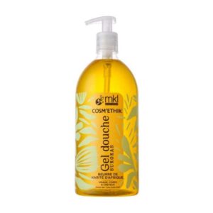 MKL Cosm’éthik Gel Douche Surgras Beurre de Karité Afrique 1 L, nettoyant nourrissant et protecteur enrichi en beurre de karité d’Afrique, idéal pour les peaux sèches et sensibles, disponible en parapharmacie à Kénitra et sur notre parapharmacie en ligne