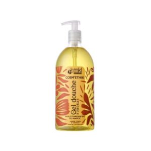 MKL Cosm’éthik Gel Douche Surgras Huile d’Argan Bio du Maroc 1 L, nettoyant nourrissant et apaisant enrichi en huile d’argan biologique, idéal pour les peaux sèches et sensibles, disponible en parapharmacie à Kénitra et sur notre parapharmacie en ligne