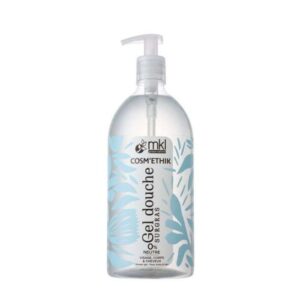 MKL Cosm’éthik Gel Douche Surgras Neutre 1 L, nettoyant doux sans parfum, idéal pour les peaux sensibles et réactives, disponible en parapharmacie à Kénitra et sur notre parapharmacie en ligne