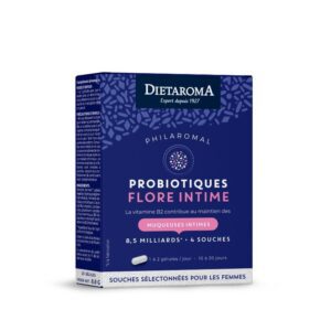 DIETAROMA Philaromal Flore Intime, complément naturel pour l’équilibre de la flore intime, 20 gélules, disponible en parapharmacie à Kénitra et sur notre parapharmacie en ligne