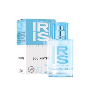 Solinotes Eau de Parfum Iris Blossom 50 ml, parfum floral délicat aux notes d’iris, pour une fragrance élégante et raffinée, disponible en parapharmacie à Kénitra et sur notre parapharmacie en ligne