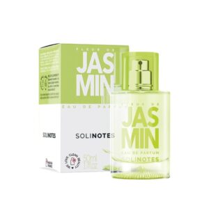 Solinotes Eau de Parfum Jasmin 50 ml, parfum floral et envoûtant aux notes délicates de jasmin, pour une fragrance élégante et féminine, disponible en parapharmacie à Kénitra et sur notre parapharmacie en ligne!