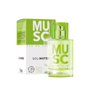 Solinotes Eau de Parfum Musc 50 ml, parfum sensuel et chaleureux aux notes musquées, pour une fragrance douce et enveloppante, disponible en parapharmacie à Kénitra et sur notre parapharmacie en ligne