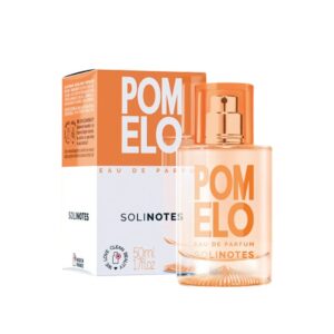Solinotes Eau de Parfum Pomelo 50 ml, parfum frais et fruité aux notes vives de pomelo, pour une sensation énergisante et pétillante, disponible en parapharmacie à Kénitra et sur notre parapharmacie en ligne