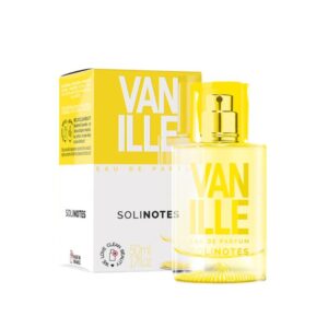 Eau de parfum Vanilla 50ml Solinotes – parfum sucré et chaleureux à la vanille, disponible en parapharmacie à Kénitra