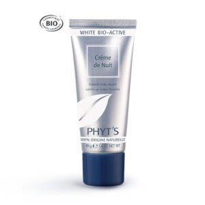 PHYT'S Crème de Nuit White Bio-Active, soin éclaircissant naturel, disponible en parapharmacie à Kénitra sur notre parapharmacie enligne