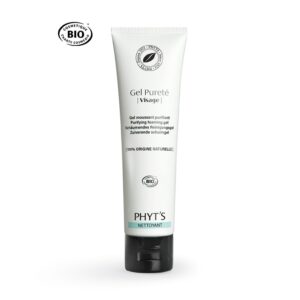 PHYT'S Gel Pureté Visage, soin purifiant naturel, disponible en parapharmacie à Kénitra et sur notre parapharmacie en ligne