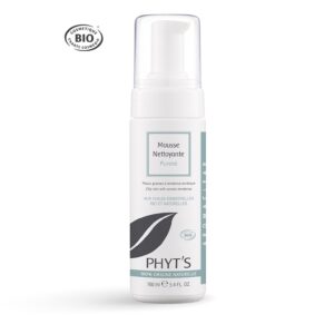 PHYT'S Mousse Nettoyante Pureté, nettoyant naturel purifiant, disponible en parapharmacie à Kénitra et sur notre parapharmacie en ligne