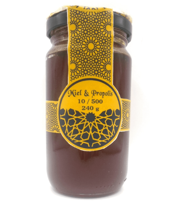 Capture Mielii Miel & Propolis 10/500 – pot de 240 g, disponible en parapharmacie Kénitra et parapharmacie en ligne