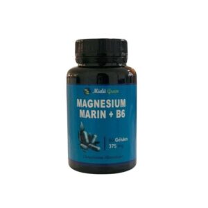 Complément alimentaire Mielii Green Magnésium Marin + B6 375 mg – 60 gélules, disponible en parapharmacie Kénitra et parapharmacie en ligne.