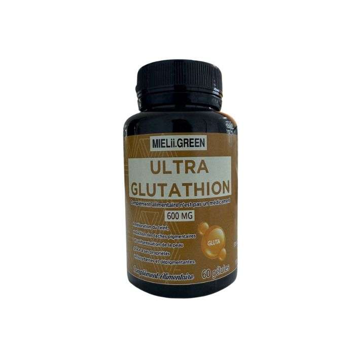mieliigreen-mielii-green-ultra-glutathion-600-mg-60-gelules-vitamines-et-formes Complément alimentaire Mielii Green Ultra Glutathion 600 mg – 60 gélules, disponible en parapharmacie Kénitra et parapharmacie en ligne.