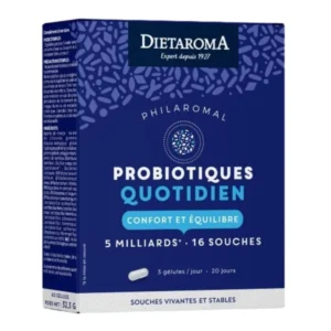 Dietaroma Philaromal Microbiotiques Quotidien Confort et Equilibre – 60 Gélules