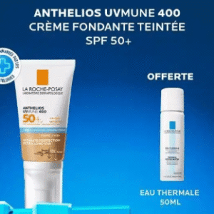 LA ROCHE POSAY ANTHELIOS UVMUNE 400 SPF 50+ + EAU THERMALE LA ROCHE POSAY 50ML OFFERT