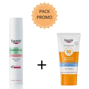 EUCERIN PACK ANTI-ACNE (EUCERIN SERUM DERMOPURE SERUM TRIPLE ACTION + SENSITIVE PROTECT SPF 50)