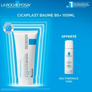 LA ROCHE POSAY OFFRE CICAPLAST BAUME REPARATEUR B5+ 100 ML+ EAU THERMALE 50ML OFFERTE
