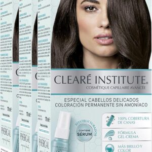 CLEARÉ INSTITUTE Clinuance Colour | Permanent Colouring | For Delicate Hair | Ammonia Free | 3.0 Dark Brown | 170ml