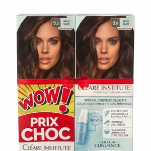 CLEARE INSTITUTE COLOUR CLINUANCE COLORATION 5.0 BRUN CLAIR PACK