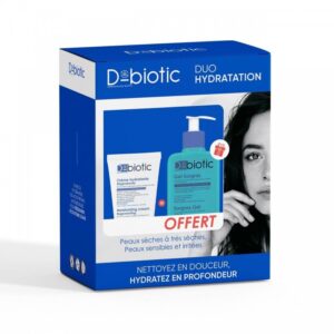 D-BIOTIC duo hydratation crème régénérante 75 ML +gel surgras 240 ML offert