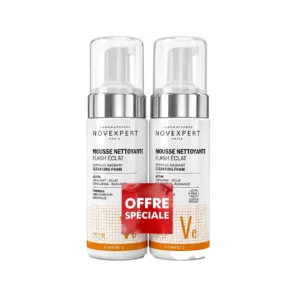 Offre Spéciale 2 Novexpert Mousse Nettoyante Flash Éclat Vitamine C