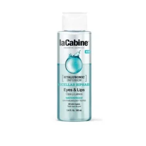 LA CABINE EAU MICELLAIRE BIPHASE YEUX ET LEVRES HYALURONIC INFUSION 100 ML