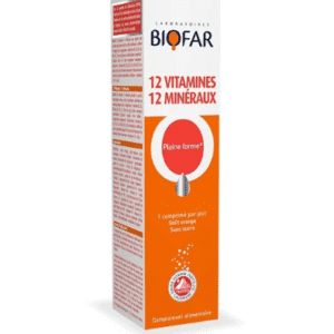 BIOFAR 12 VITAMINES 12 MINERAUX 20 CAPSULES