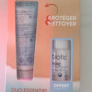PACK DCP PROTEGER ET NETTOYER ECRAN SOLAIRE ECLABIOTIC INVISIBLE SPF 50+ + ECLABIOTC GEL 30ML OFFERT