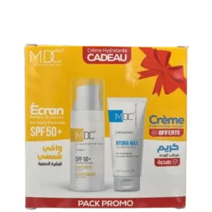 MDC PACK ECRAN PEAUX GRASSES SPF50+ 50ML + CREME HYDRA MAX 30ML OFFERTE