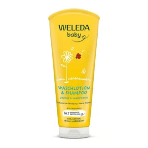 Weleda Bébé Washlotion & shampoo au Calendula 200ml.